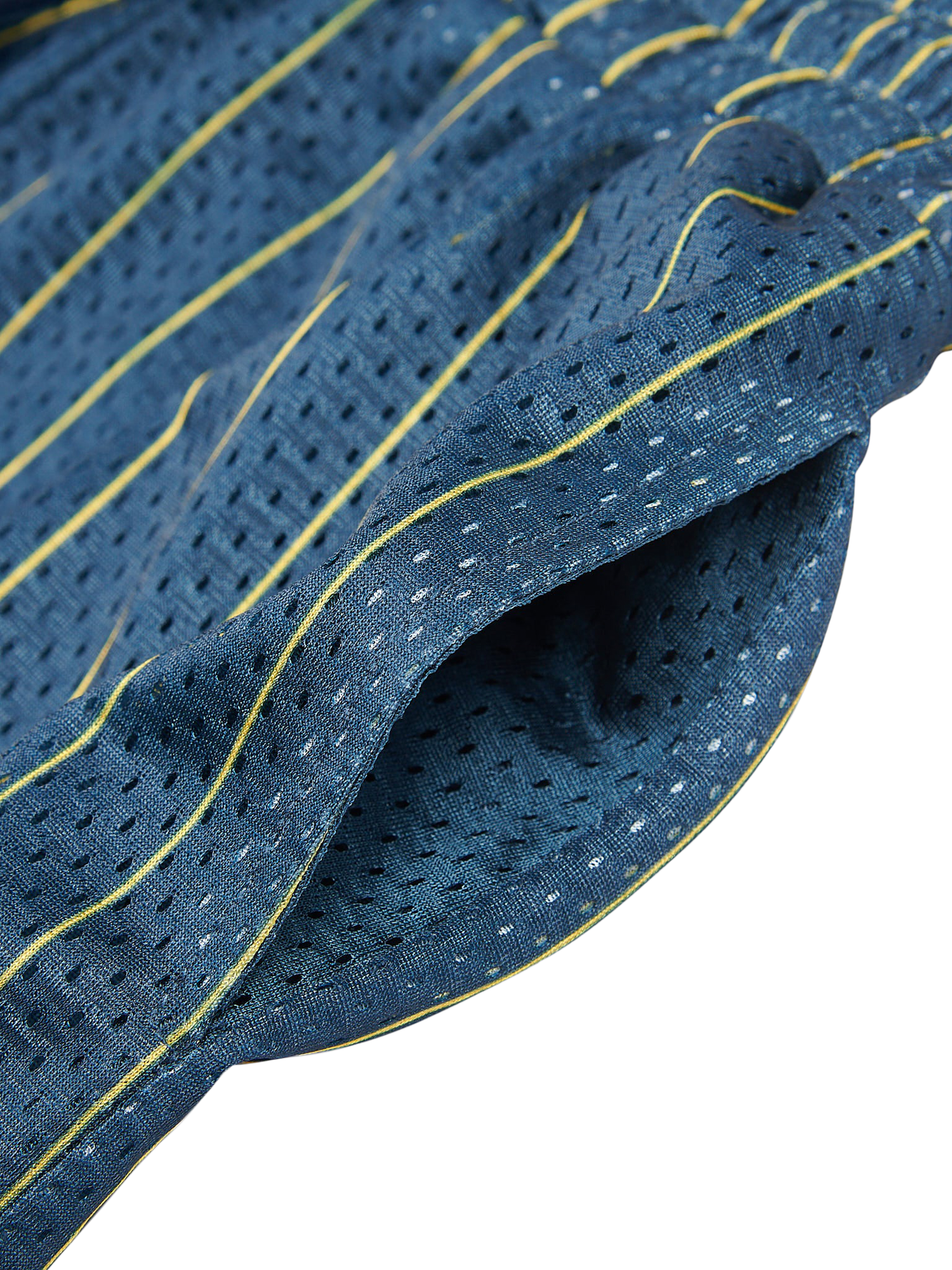 Product image 10 of 10, which shows New Balance Kids' Hoops Shorts, Navy, 7-8 years