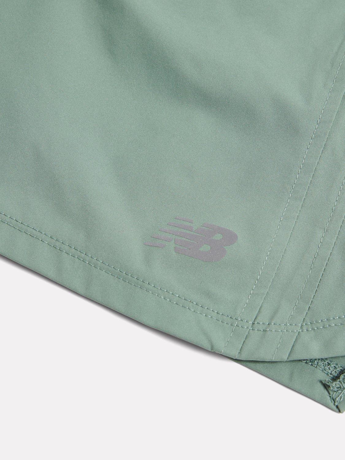 Product image 3 of 4, which shows New Balance Kids' Athletics Shorts, Dark Juniper, 7-8 years