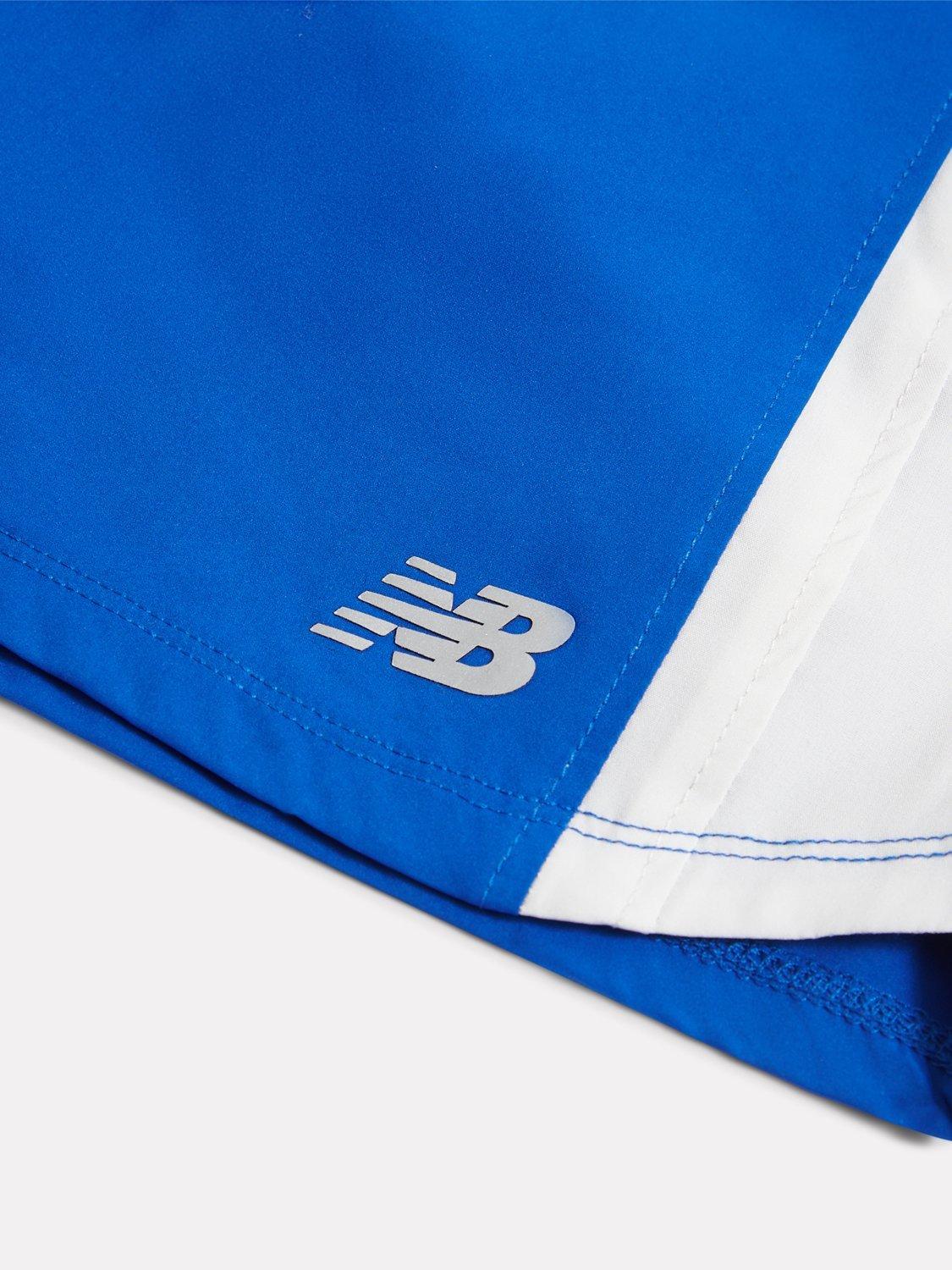 Product image 3 of 3, which shows New Balance Kids' Athletics Shorts, Team Royal, 7-8 years