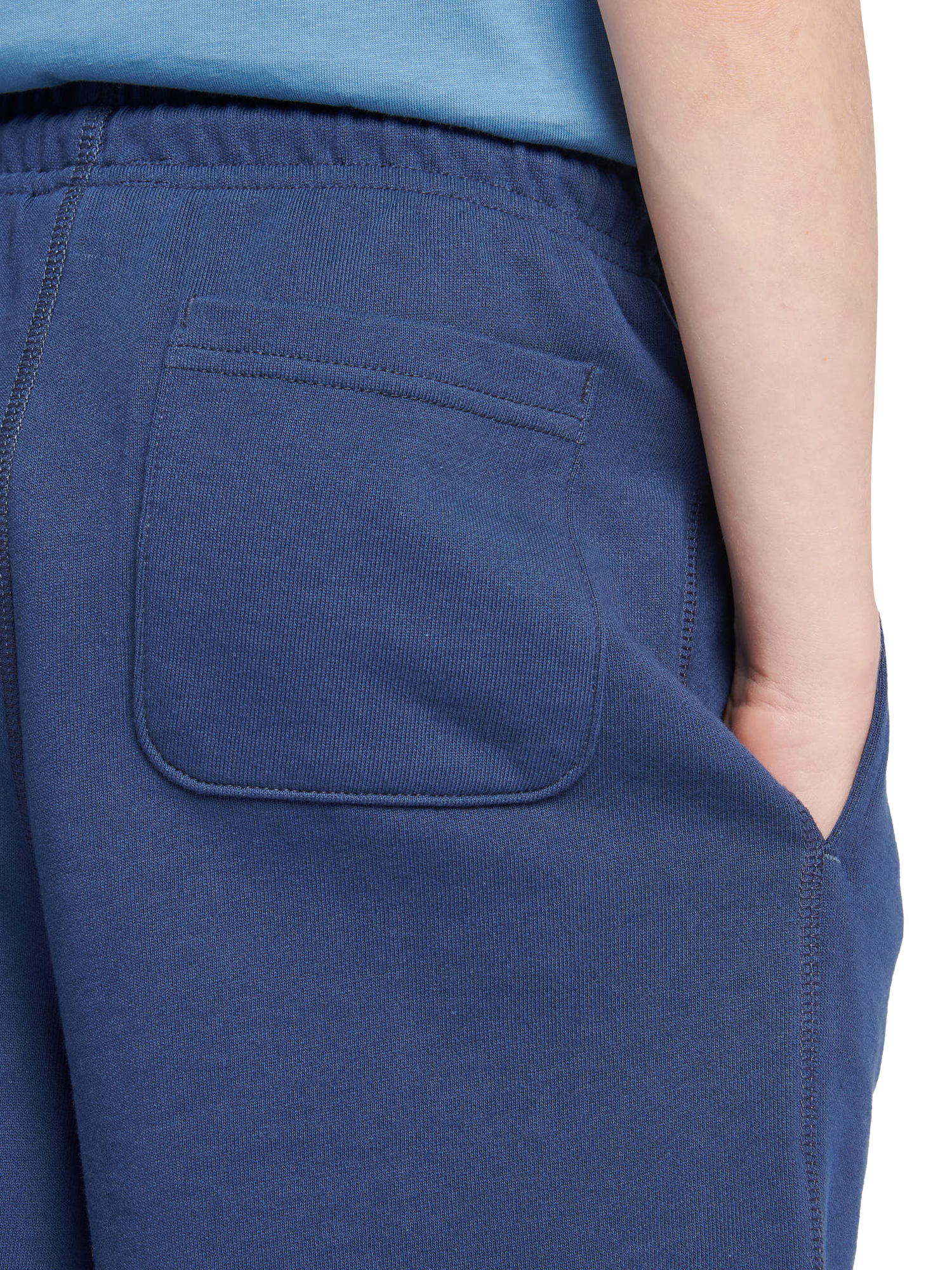 Product image 5 of 9, which shows New Balance Kids' Logo Shorts, Navy, 7-8 years