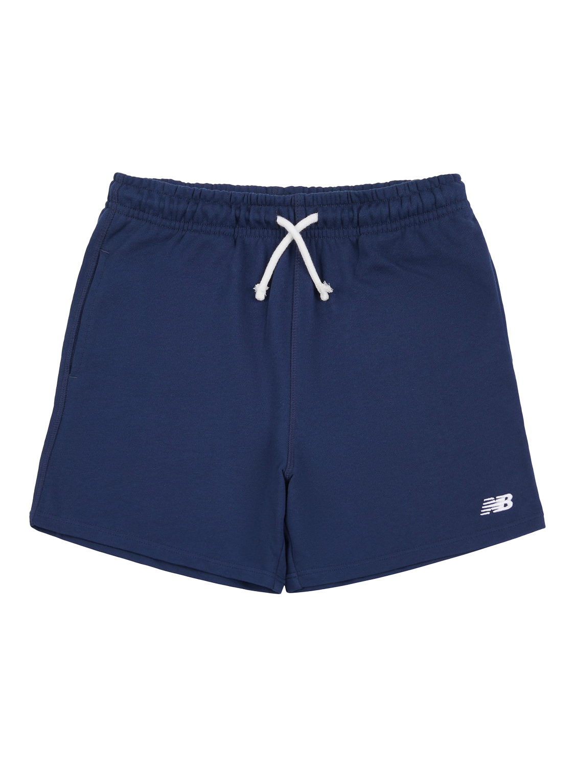 Product image 7 of 9, which shows New Balance Kids' Logo Shorts, Navy, 7-8 years