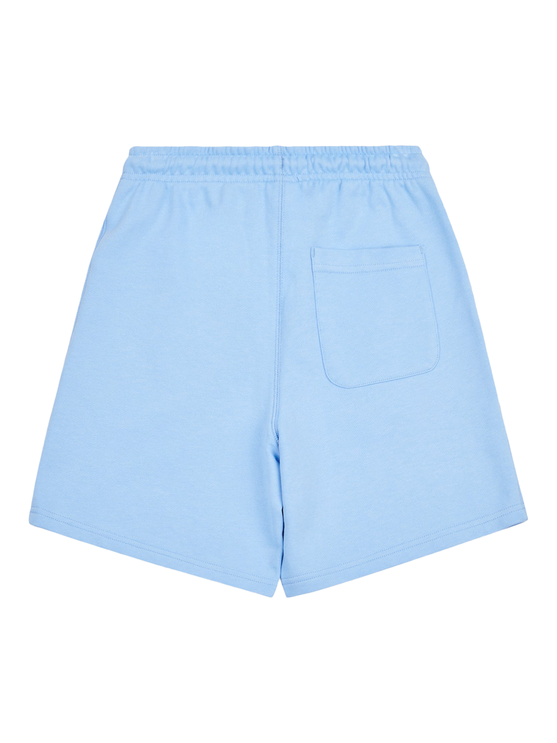 Product image 7 of 8, which shows New Balance Kids' French Terry Small Logo Shorts, Electric Sky, 7-8 years