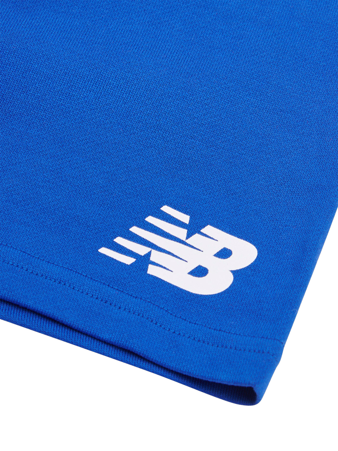 Product image 3 of 3, which shows New Balance Kids' Stacked Logo Shorts, Team Royal, 7-8 years
