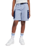 New Balance Kids' Premium Zip Pocket Shorts, Dusk Shower