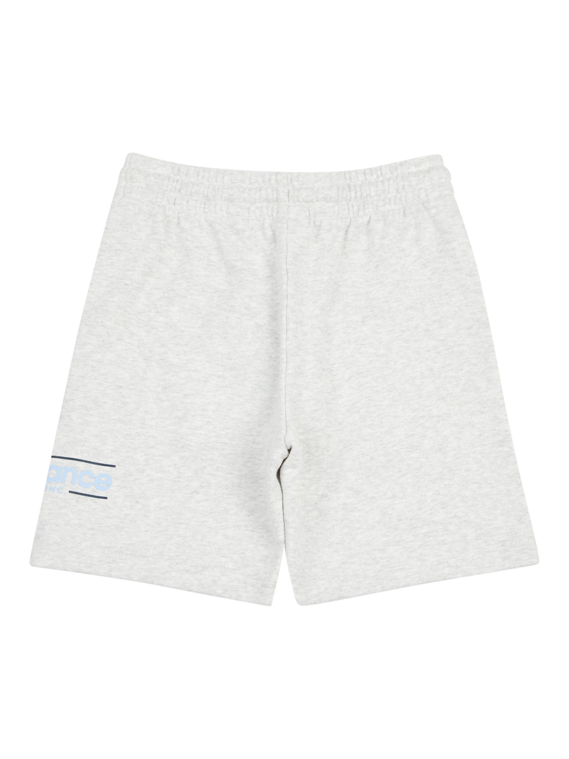 Product image 7 of 9, which shows New Balance Kids' Cotton Shoe Graphic Shorts, Ash Heather, 7-8 years