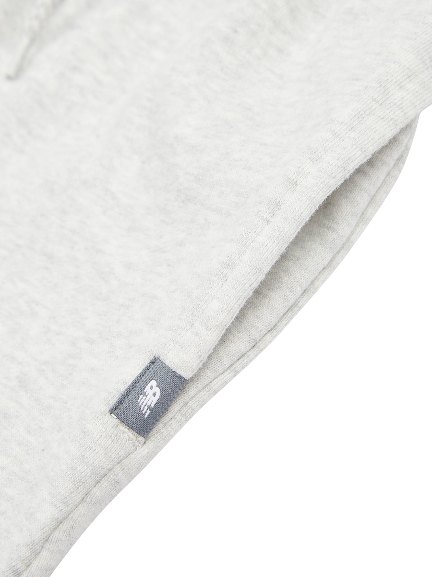 Product image 8 of 9, which shows New Balance Kids' Cotton Shoe Graphic Shorts, Ash Heather, 7-8 years