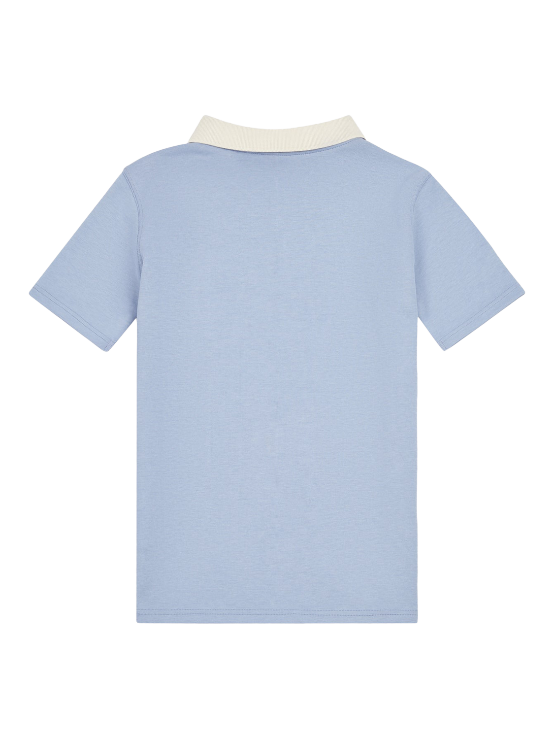 Product image 7 of 9, which shows New Balance Kids' Badge Logo Polo Shirt, Dusk Shower, 7-8 years