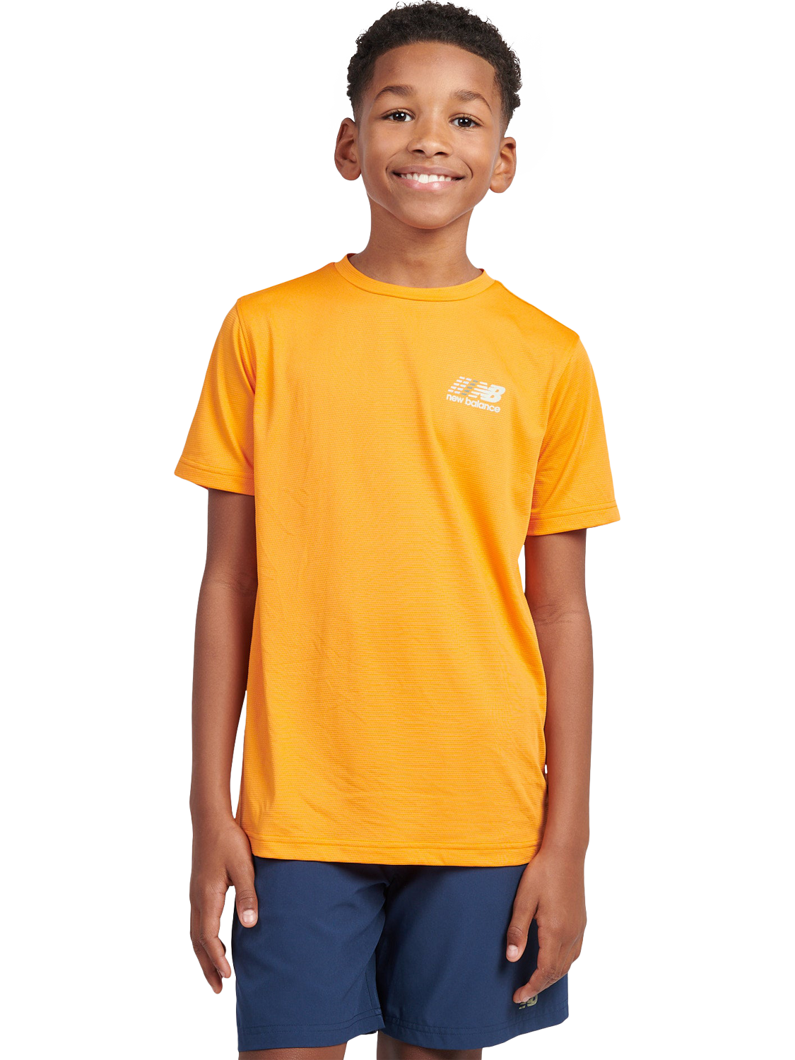 Product image 1 of 10, which shows New Balance Kids' Athletic T-Shirt, Sizzle, 7-8 years