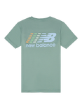New Balance Kids' Crew Neck T-Shirt, Dark Juniper