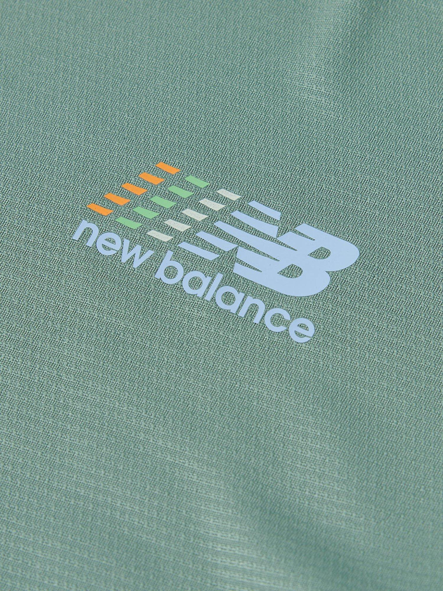 Product image 3 of 4, which shows New Balance Kids' Crew Neck T-Shirt, Dark Juniper, 7-8 years