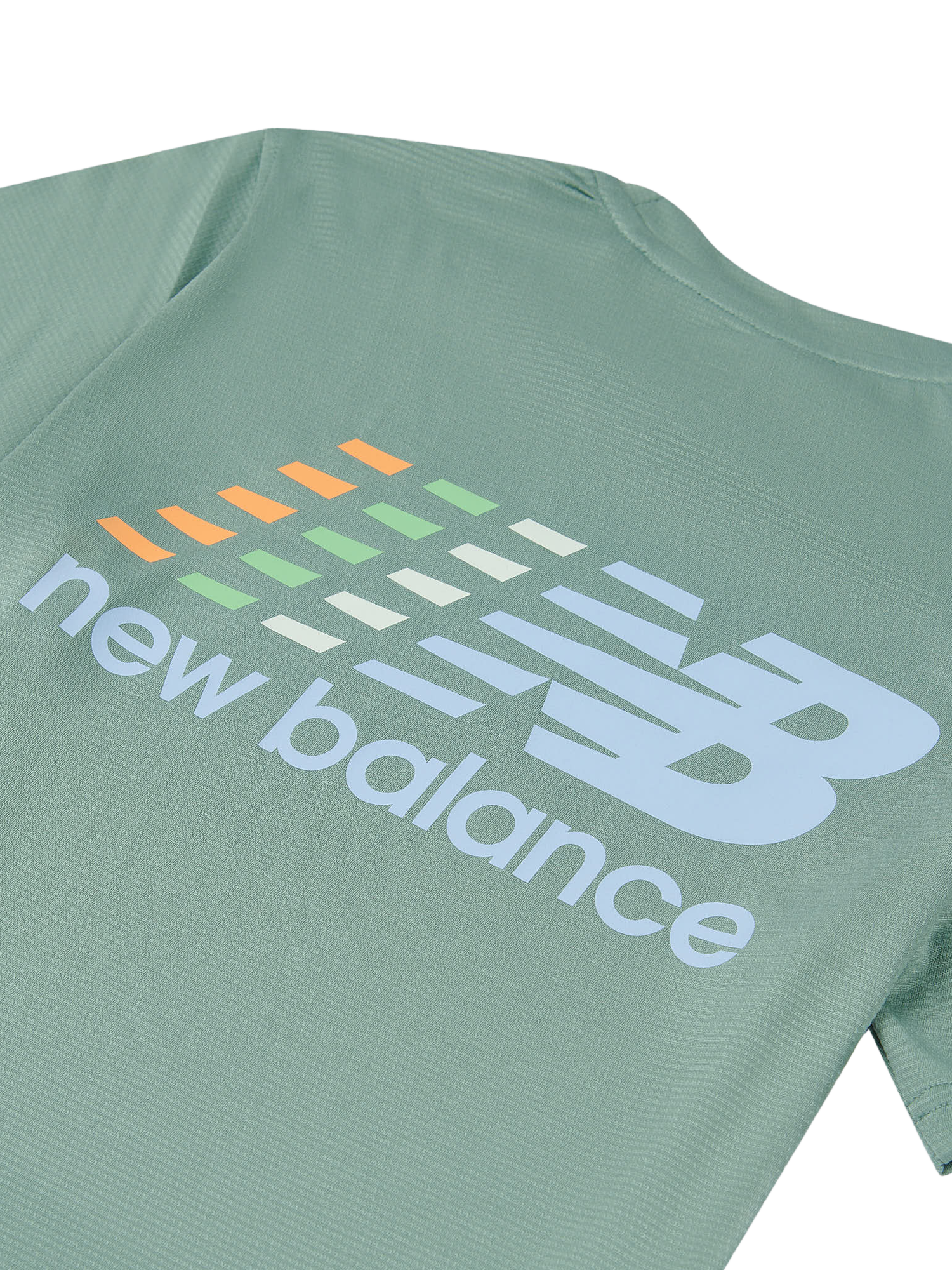 Product image 4 of 4, which shows New Balance Kids' Crew Neck T-Shirt, Dark Juniper, 7-8 years