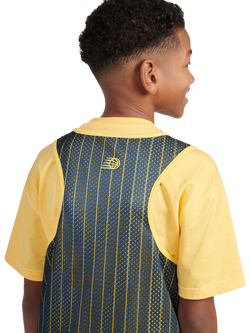 New Balance Kids' Hoops Reversible Sleeveless Tank, Clementine - view 2, Clementine