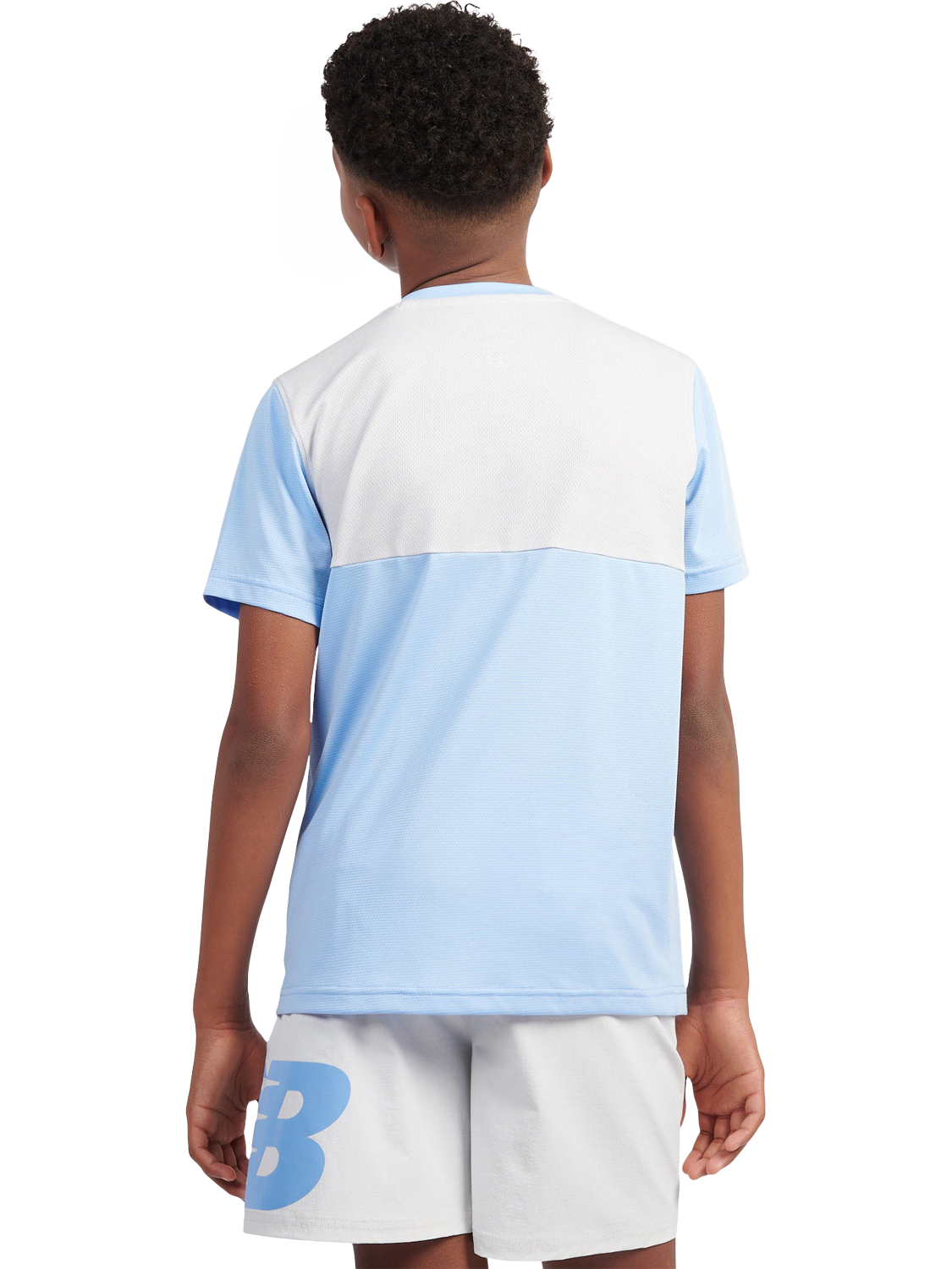 Product image 3 of 8, which shows New Balance Kids' RC T-Shirt, Electric Sky, 7-8 years