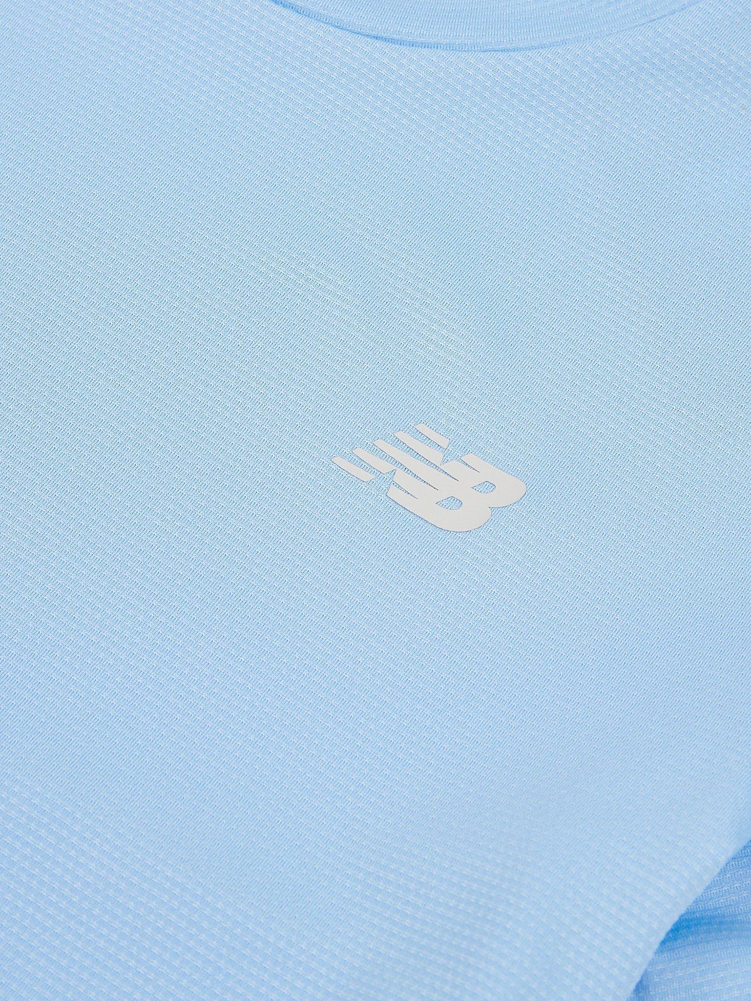 Product image 8 of 8, which shows New Balance Kids' RC T-Shirt, Electric Sky, 7-8 years