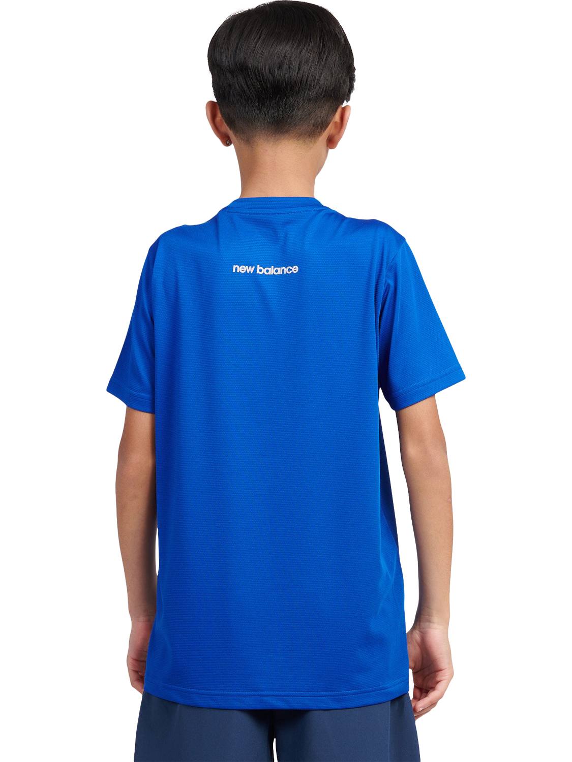Product image 3 of 11, which shows New Balance Kids' Athletics T-Shirt, Team Royal, 7-8 years
