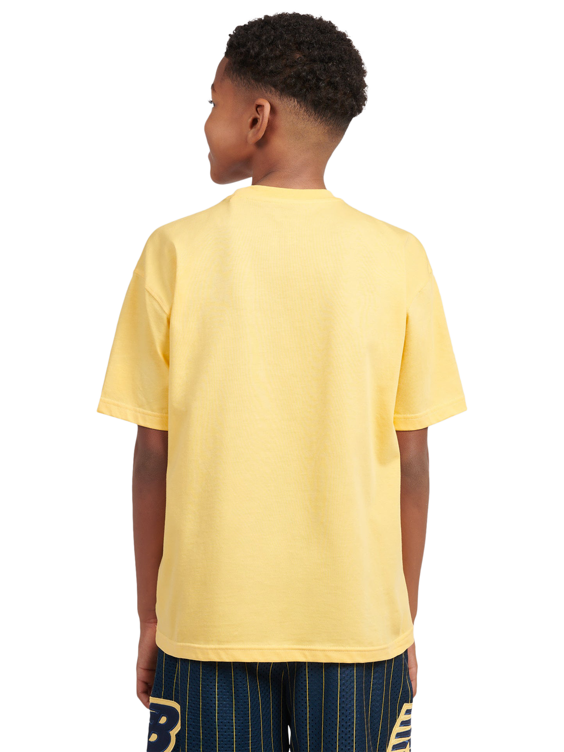 Product image 3 of 8, which shows New Balance Kids' Small Logo T-Shirt, Clementine, 9-10 years
