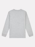 New Balance Kids' Cotton Long Sleeved T-Shirt, Grey Heather