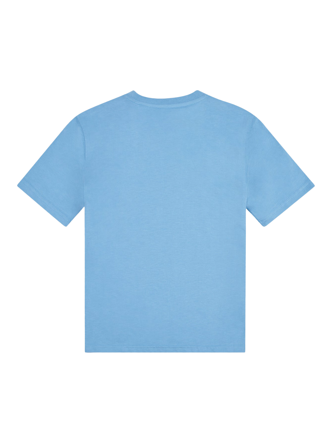 Product image 7 of 8, which shows New Balance Kids' Stacked Logo Cotton T-Shirt, Blue Laguna, 7-8 years