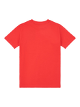 New Balance Kids' Stacked Logo Cotton T-Shirt, True Red