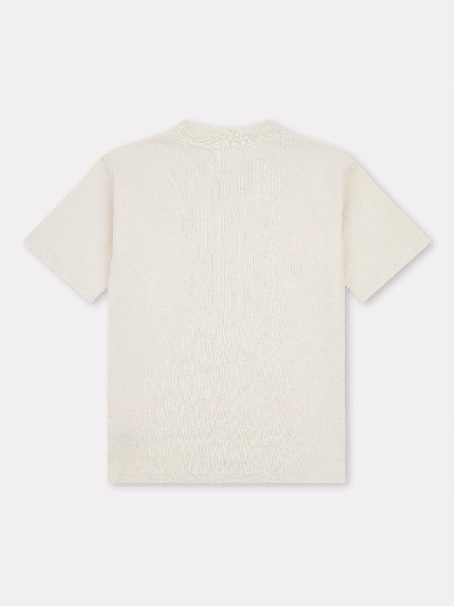 Product image 2 of 4, which shows New Balance Kids' Cotton Blend Crew Neck T-Shirt, Linen, 7-8 years