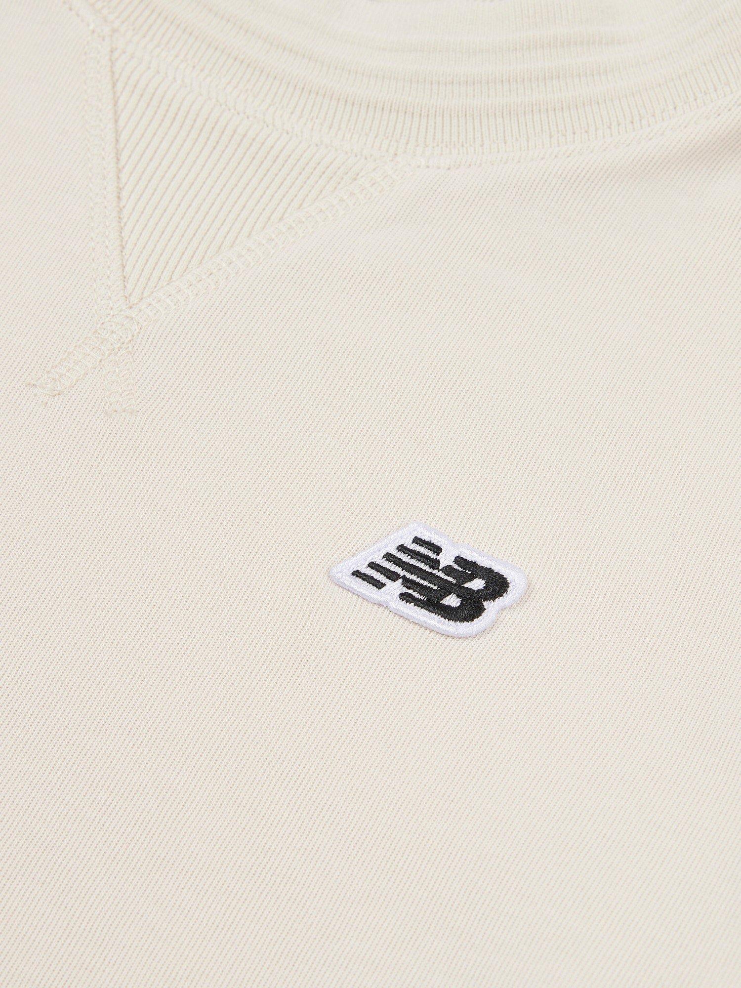 Product image 3 of 4, which shows New Balance Kids' Cotton Blend Crew Neck T-Shirt, Linen, 7-8 years