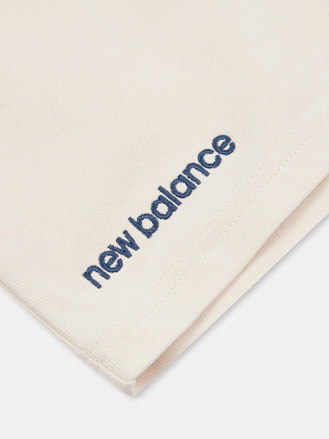 Product image 4 of 4, which shows New Balance Kids' Cotton Blend Crew Neck T-Shirt, Linen, 7-8 years