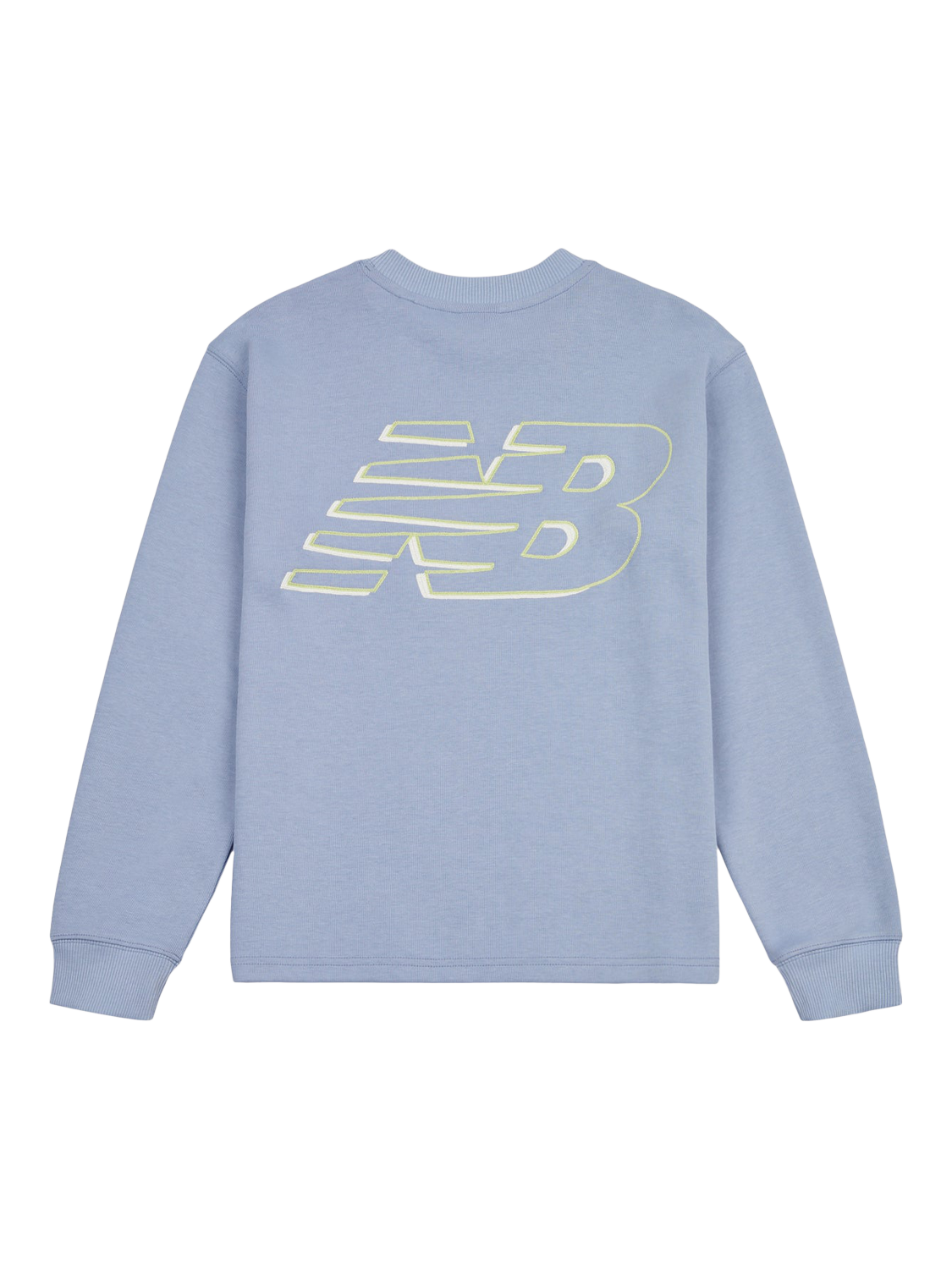 Product image 8 of 10, which shows New Balance Kids' Premium Logo Long Sleeve T-Shirt, Dusk Shower, 7-8 years