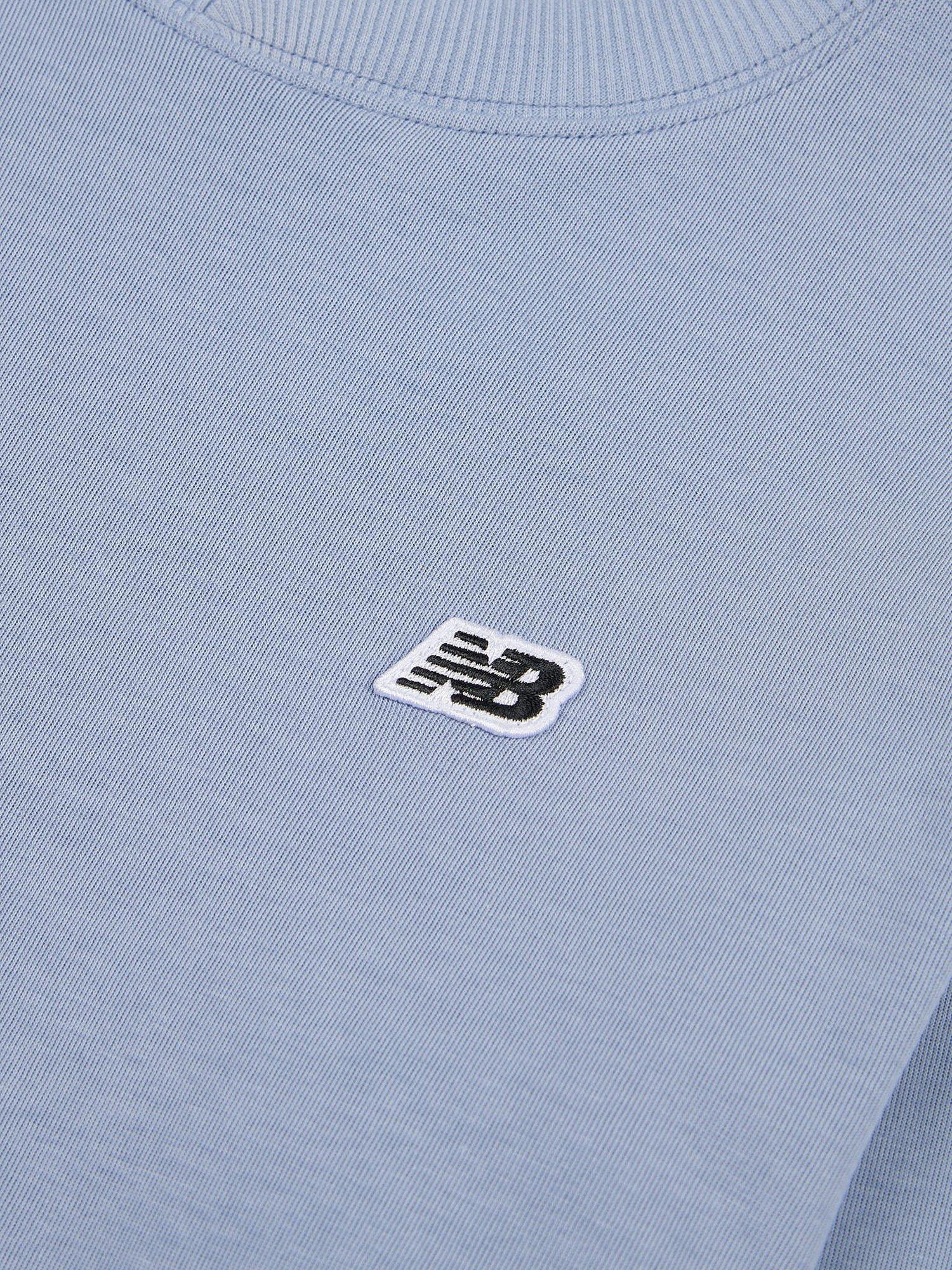 Product image 9 of 10, which shows New Balance Kids' Premium Logo Long Sleeve T-Shirt, Dusk Shower, 7-8 years
