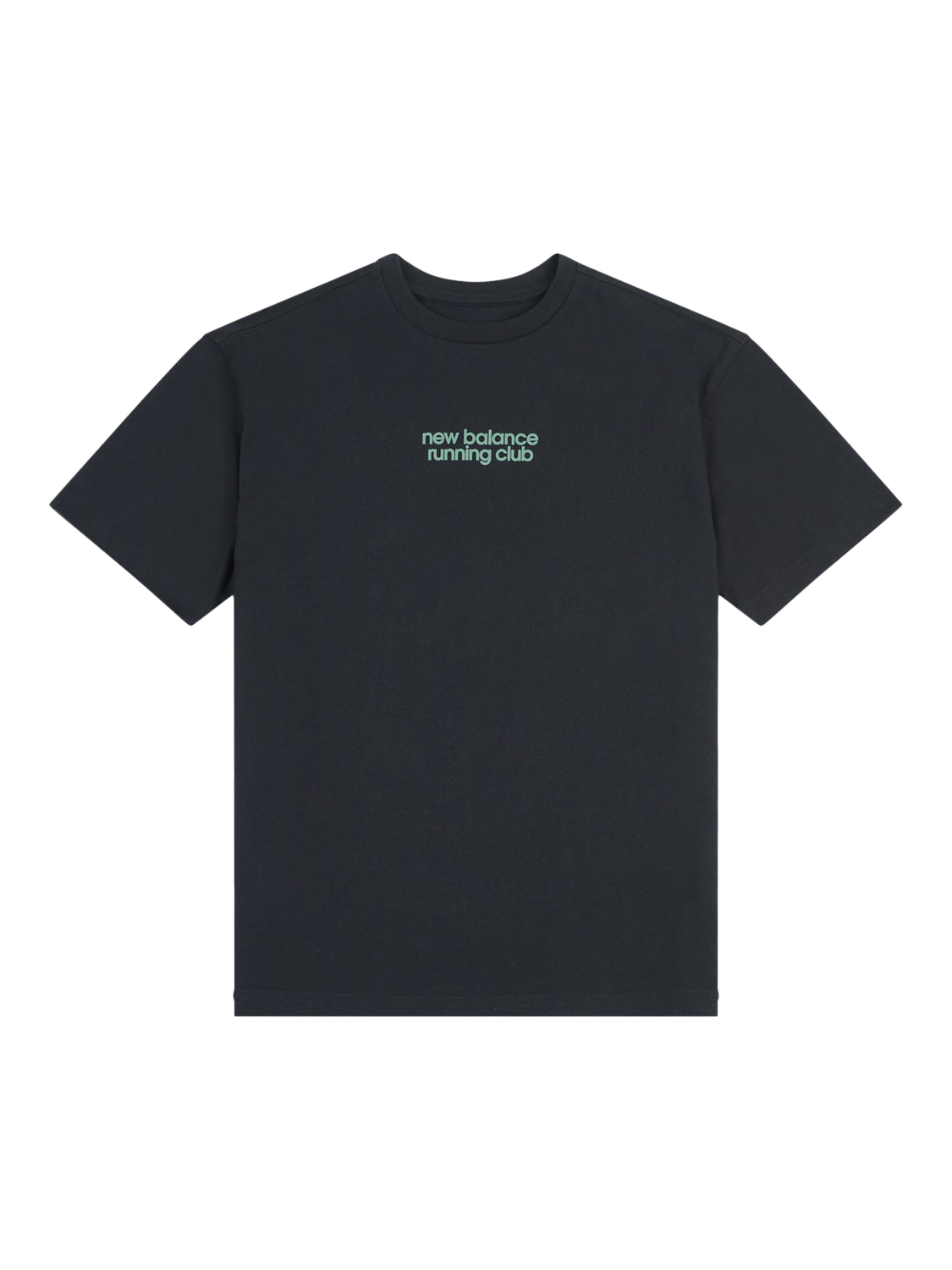 Product image 8 of 11, which shows New Balance Kids' Cotton Sandwich Back Graphic T-Shirt, Caviar, 7-8 years