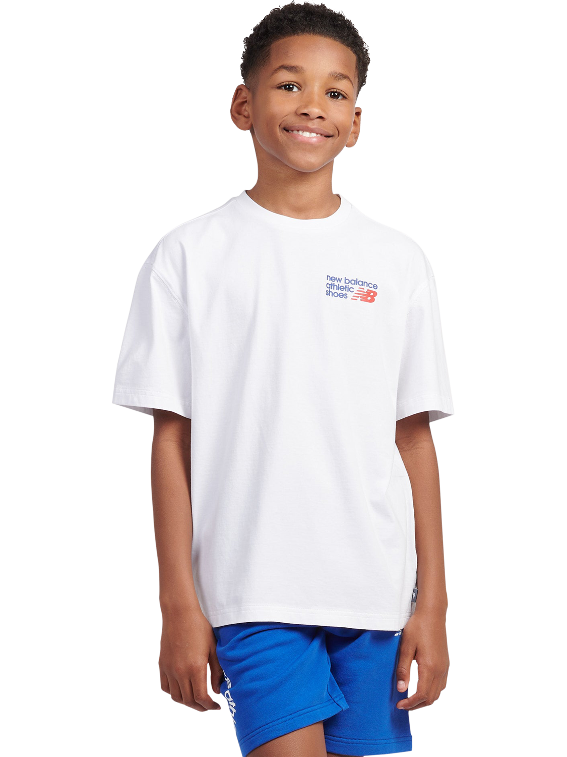 Product image 1 of 9, which shows Shoe Back Tee Wht WH 7-8Y