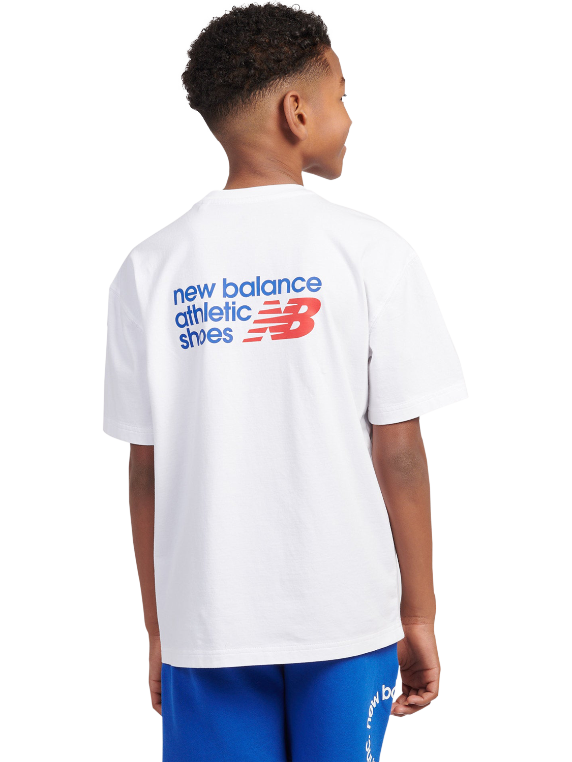 Product image 2 of 9, which shows Shoe Back Tee Wht WH 7-8Y