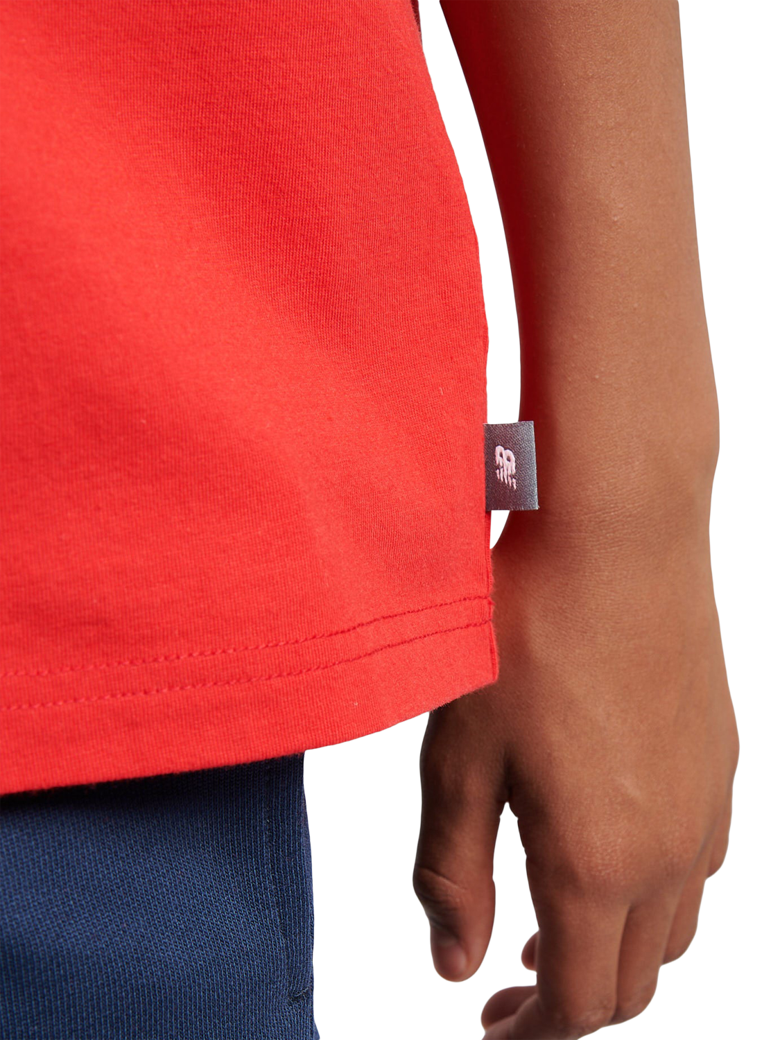Product image 6 of 11, which shows New Balance Kids' Cotton Sneaker Guy Graphic T-Shirt , True Red, 7-8 years
