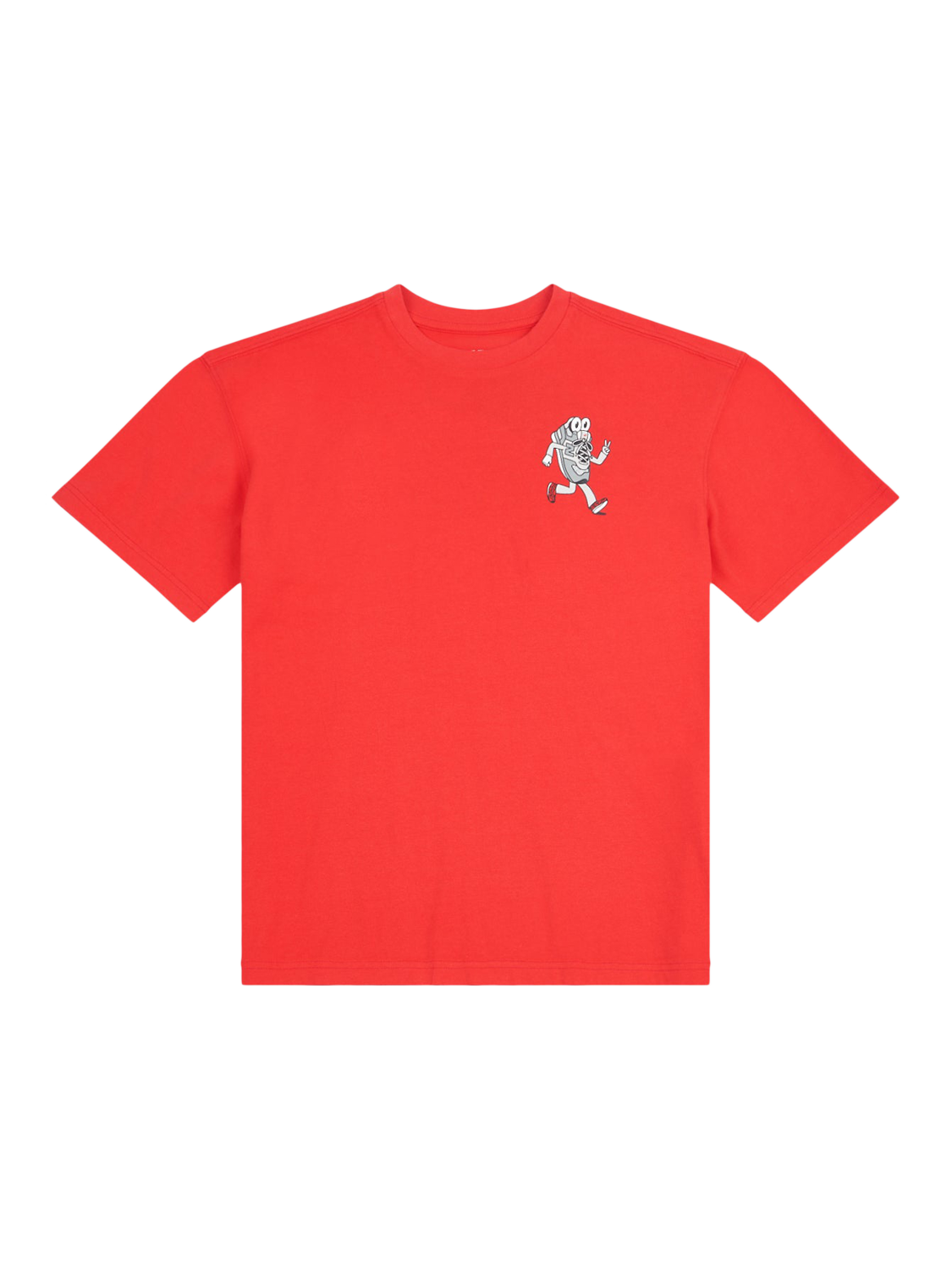 Product image 8 of 11, which shows New Balance Kids' Cotton Sneaker Guy Graphic T-Shirt , True Red, 7-8 years