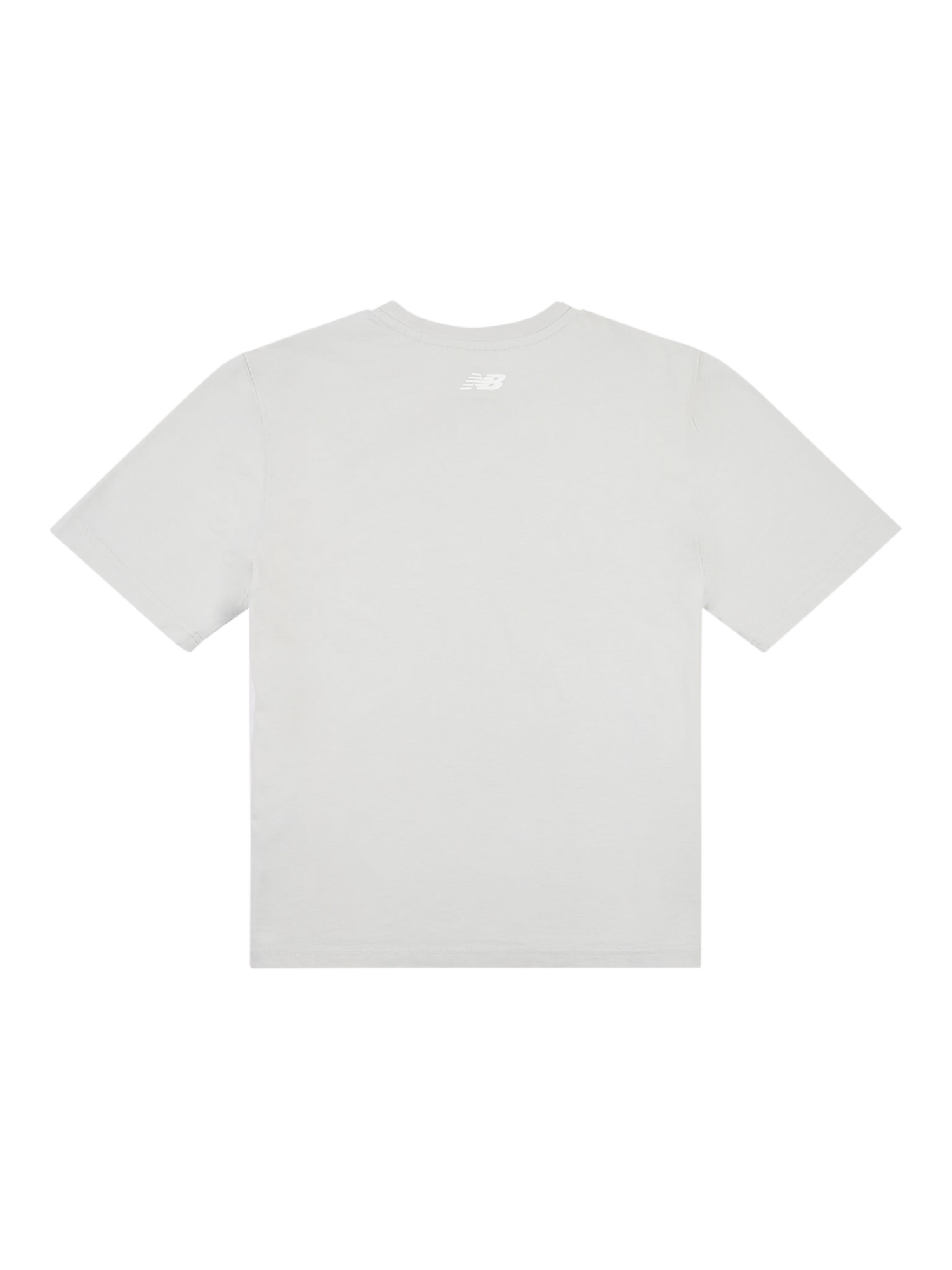 Product image 9 of 10, which shows New Balance Kids' Cotton Sneaker Poster Graphic T-Shirt, Grey Matter, 7-8 years