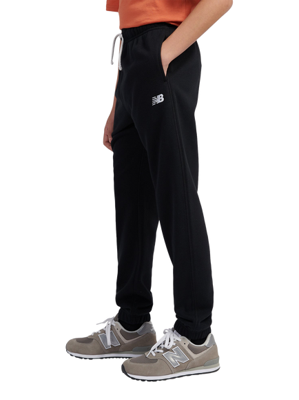 New Balance Kids' Cotton Logo Joggers - view 2, Caviar
