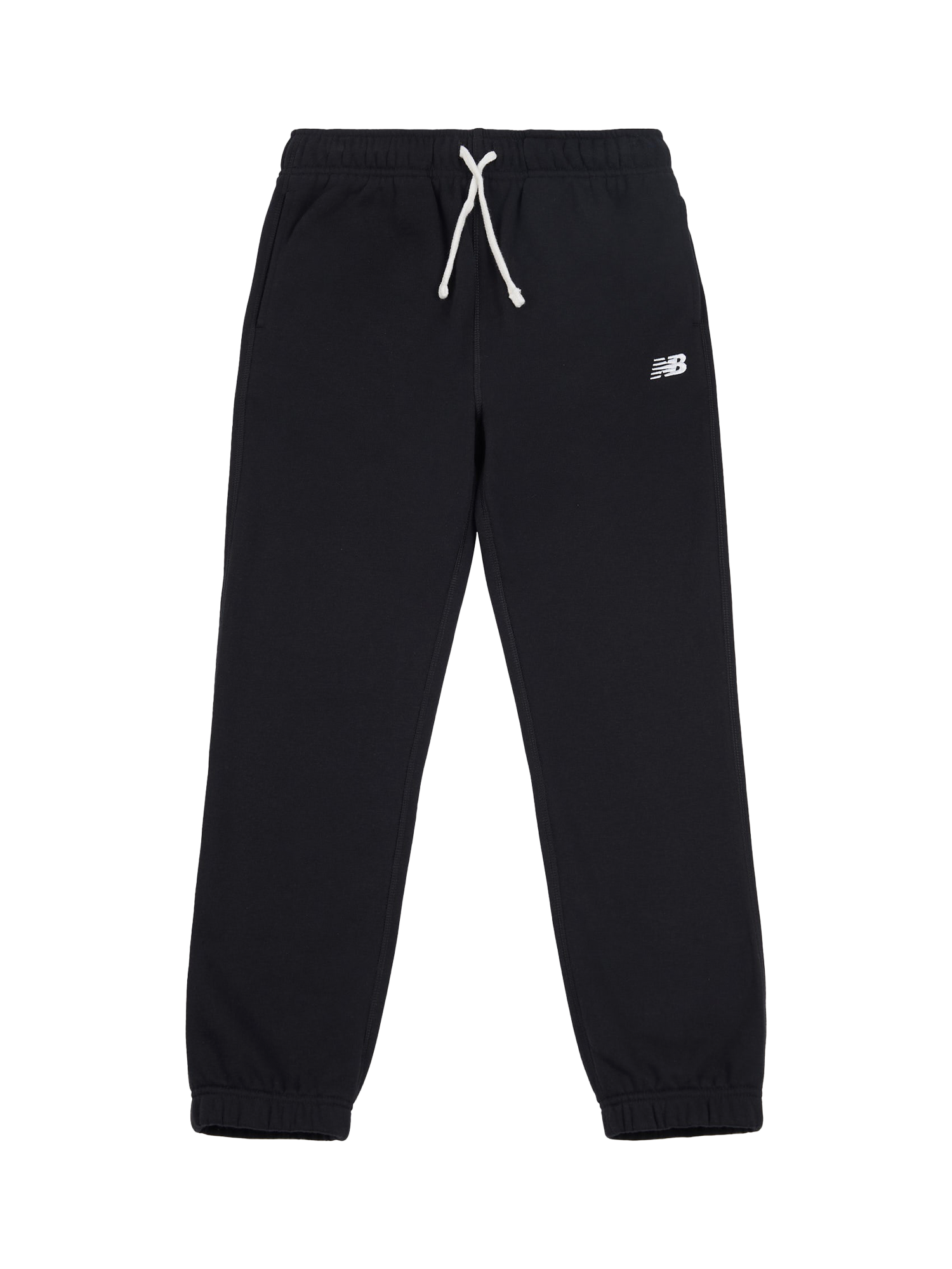 Product image 6 of 8, which shows New Balance Kids' Cotton Logo Joggers, Caviar, 7-8 years
