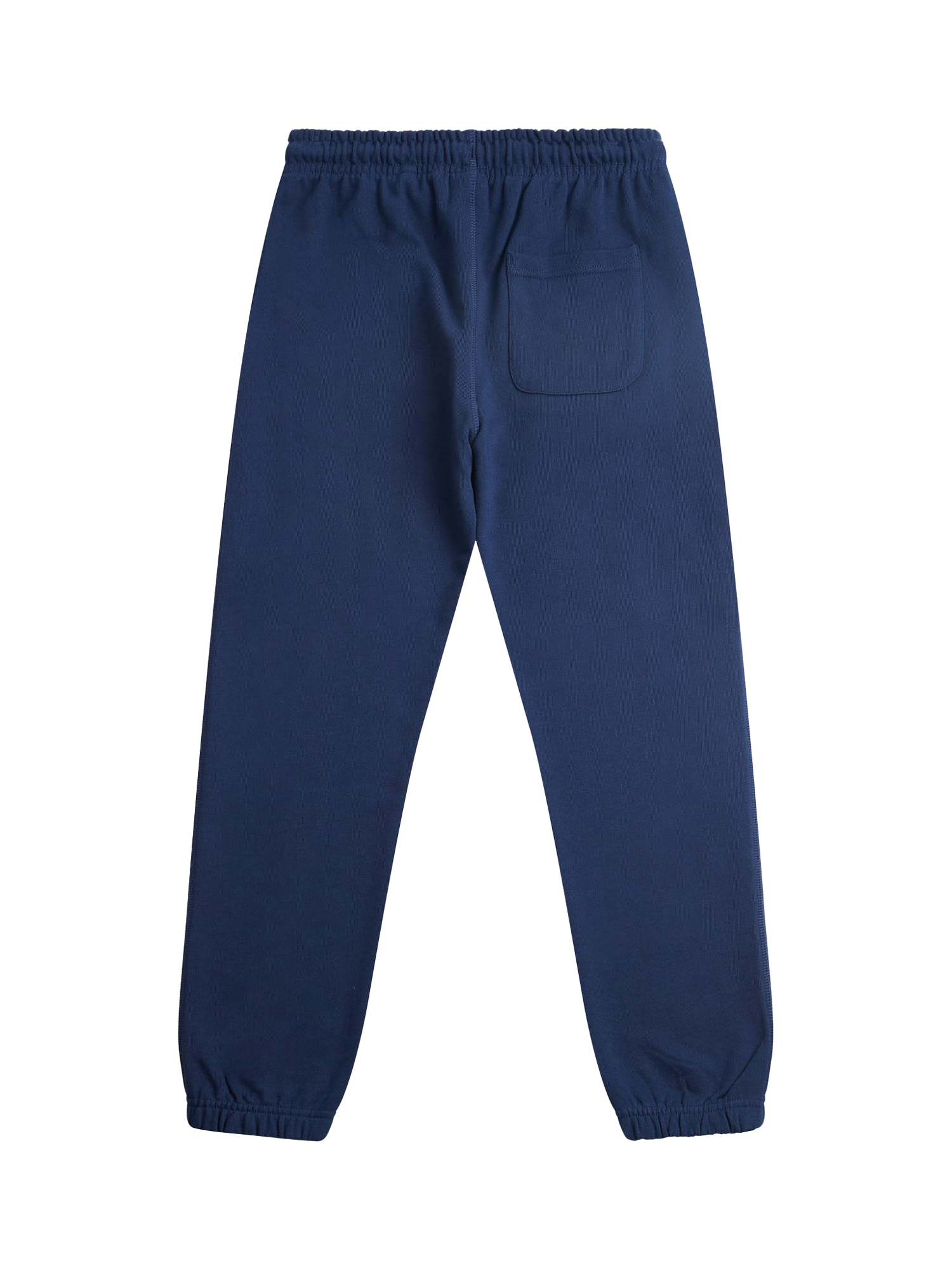 Product image 7 of 8, which shows New Balance Kids' Cotton Logo Joggers, Navy, 7-8 years