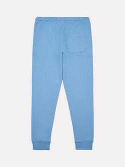 New Balance Kids' Cotton Drawstring Joggers, Blue Laguna - view 2, Blue Laguna