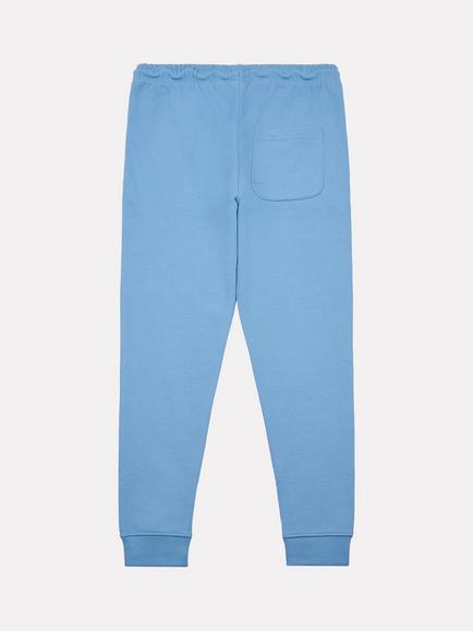 New Balance Kids' Cotton Drawstring Joggers, Blue Laguna - view 2, Blue Laguna