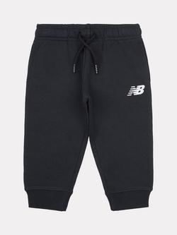New Balance Kids' Cotton Relaxed Drawstring Joggers, Caviar