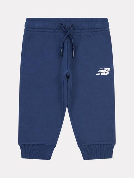 New Balance Kids' Cotton Relaxed Drawstring Joggers, Navy