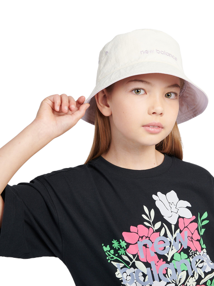 New Balance Kids' Reversible Bucket Hat, Bright Lavender - view 2, Bright Lavender