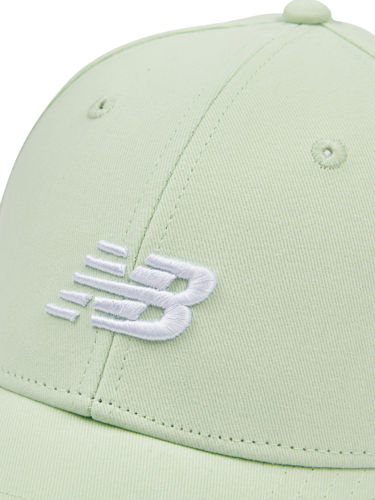 Product image 5 of 6, which shows New Balance Kids' Cotton Small Logo Baseball Cap , Melon Water, One Size