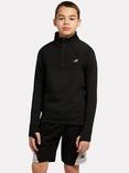 New Balance Kids' Athletics Quarter Zip Funnel Neck Sweatshirt, Caviar