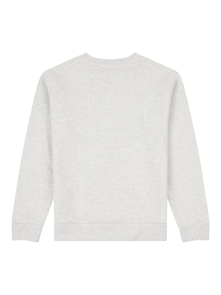 New Balance Kids' Cotton Logo Sweatshirt, Ash Heather - view 2, Ash Heather