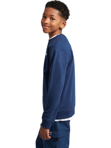 New Balance Kids' Cotton Logo Sweatshirt, Nb Navy - view 2, Nb Navy