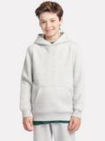 New Balance Kids' Cotton Relaxed Hoodie, Ash Heather