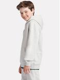 New Balance Kids' Cotton Relaxed Hoodie, Ash Heather