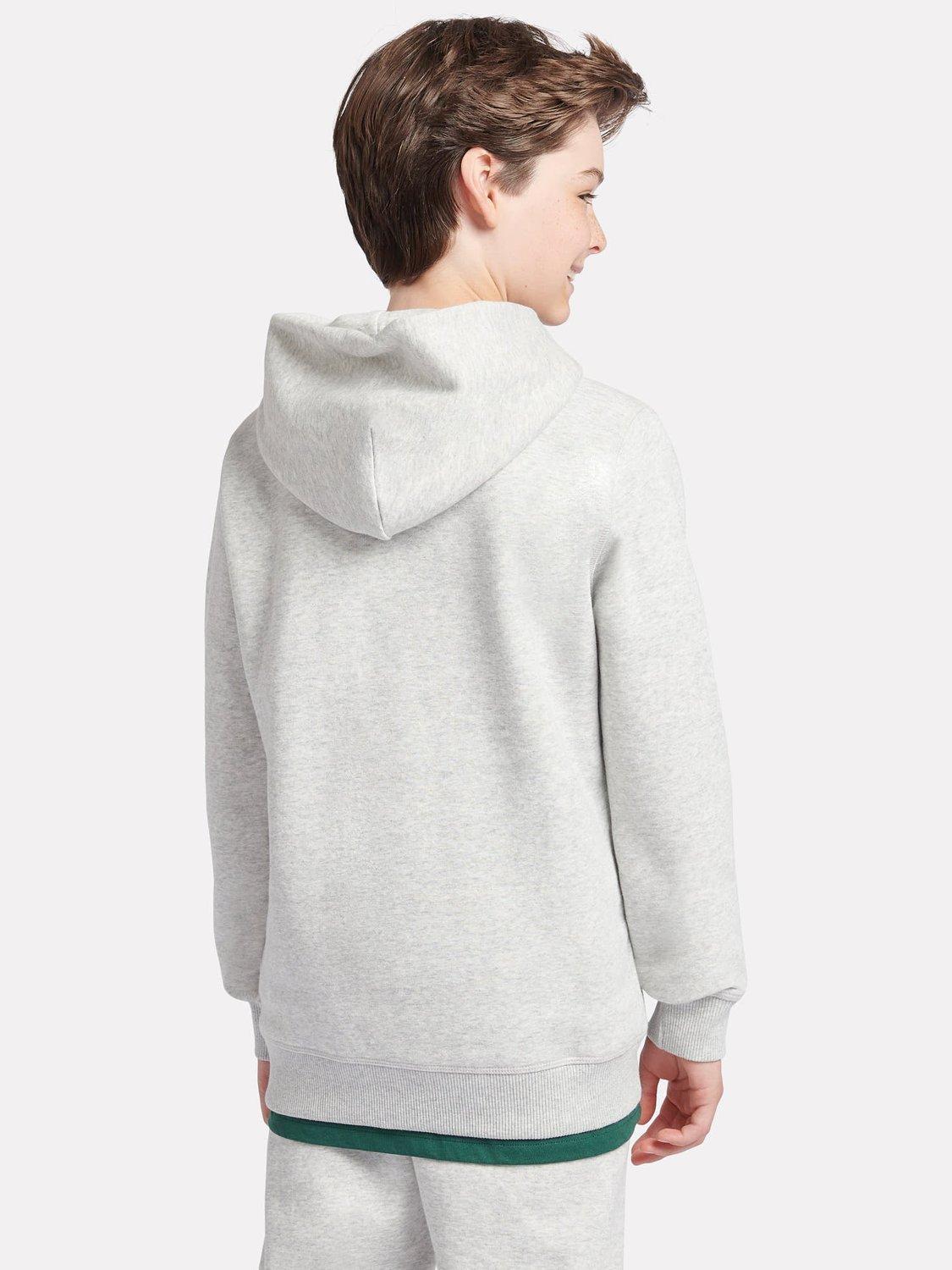 Product image 3 of 7, which shows New Balance Kids' Cotton Relaxed Hoodie, Ash Heather, 7-8 years