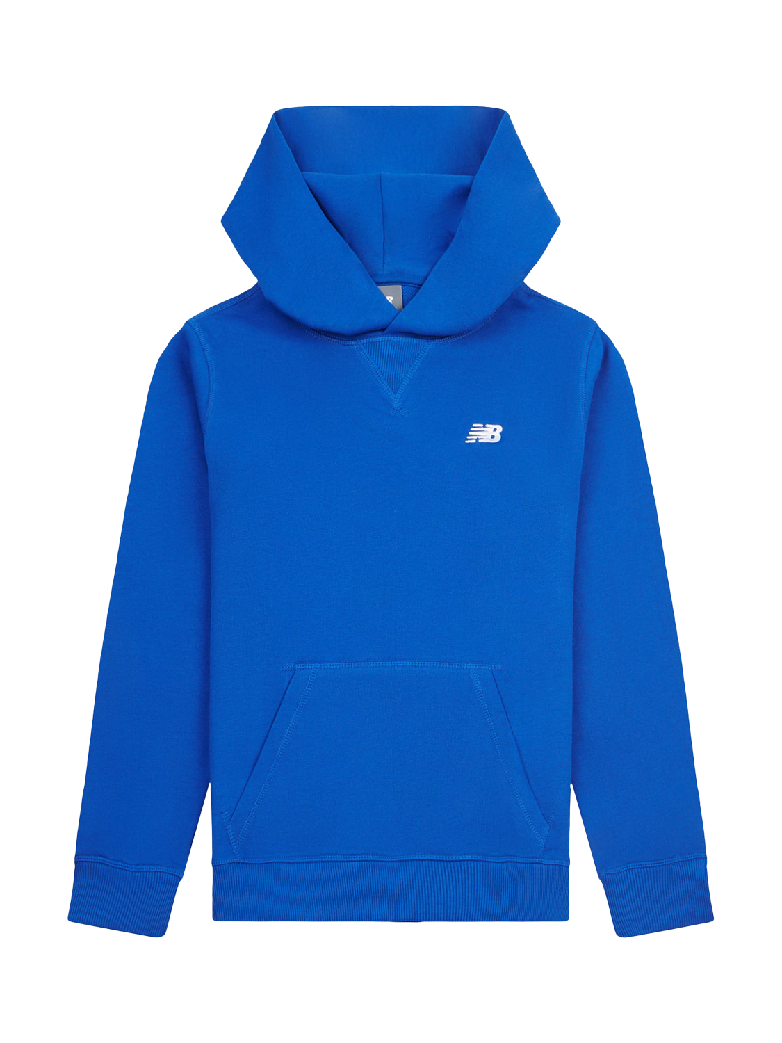 Product image 6 of 8, which shows New Balance Kids' French Terry Small Logo Hoodie, Team Royal, 7-8 years